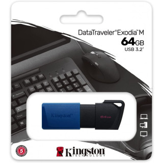 64Gb PenDrive USB3 Exodia M Kingston