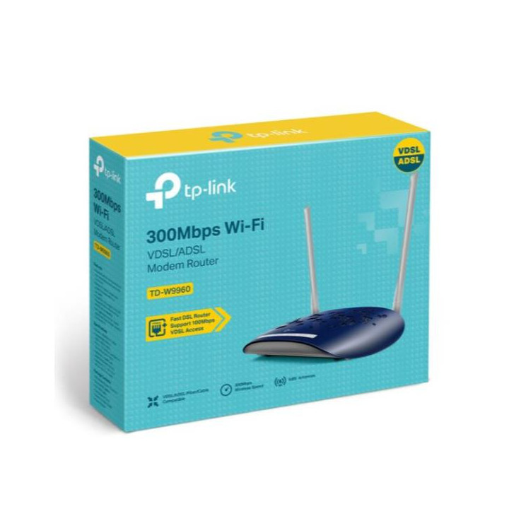TD-W9960, Modem Router FR(VDSL | FTTC | FTTS | ADSL) fino a 100 Mbps, Wi-Fi N300