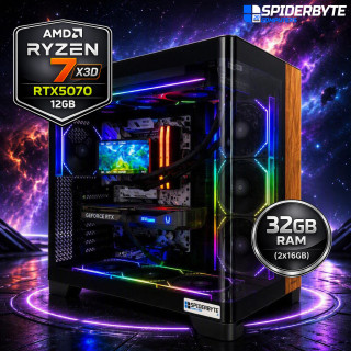 PC Gaming Ryzen 7 9850X3D RTX 5070 32GB DDR5 – Assemblato e Testato