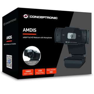 Webcam Full HD 1080p con Microfono Integrato - Conceptronic