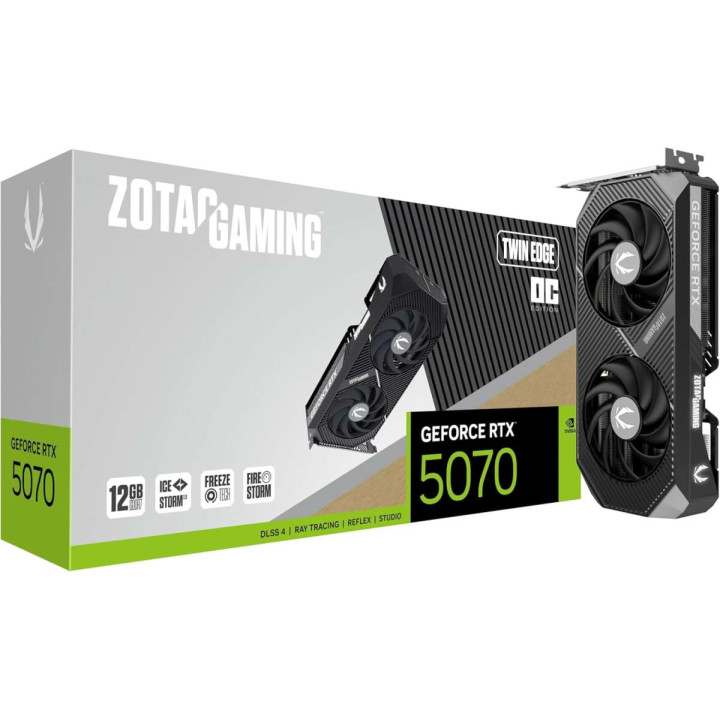 GeForce RTX 5070 SOLID OC 12GB GDDR7 - Zotac | Spiderbyte