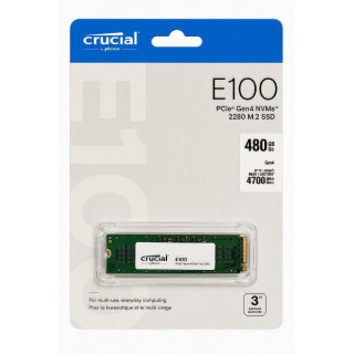 480Gb NVMe gen 4 E100 - Crucial | Spiderbyte