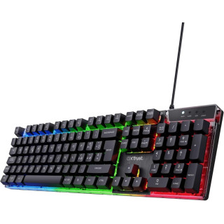 GXT 835 Azor Tastiera Gaming RGB USB, Anti-Ghosting - Trust