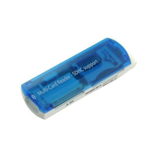 Multi Card Reader  TF / SD, MicroSD (T-Flash), MS, e M2 - Azzurro