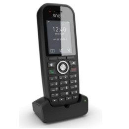 M30 Cornetta DECT, Display B/N, Autonomia fino a 22 Ore, Clip da Cintura Integrata - Snom