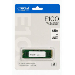 480Gb NVMe gen 4 E100 - Crucial | Spiderbyte