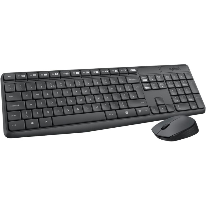 Kit tastiera e mouse wireless MK235 - Logitech