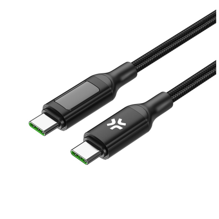 Cavo in nylon da USB-C a USB-C 100 Watt con display - Celly