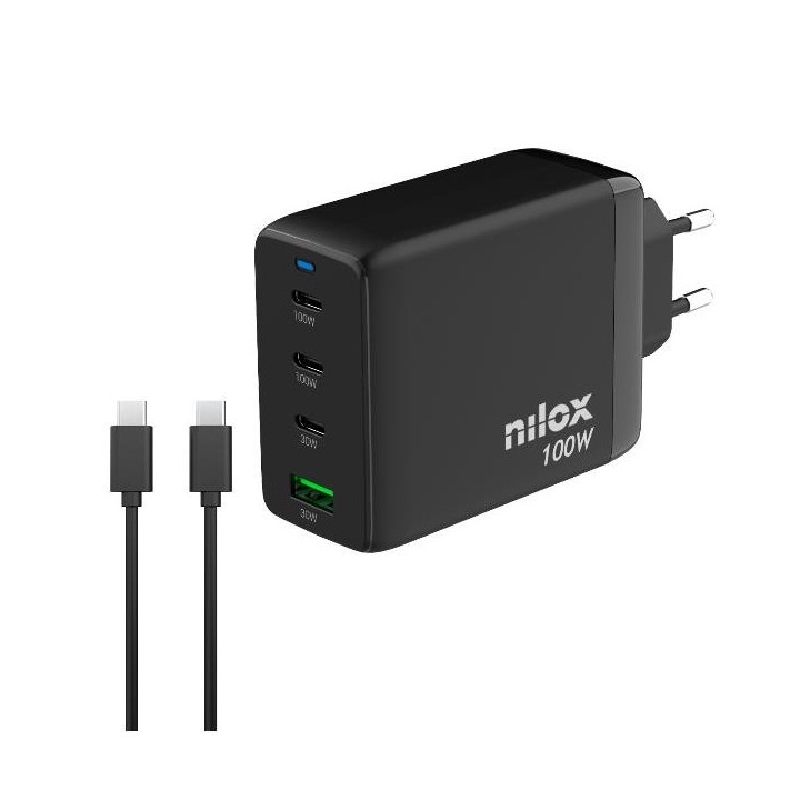 Caricabatterie universale 100W di tipo C e tipo A - Nilox