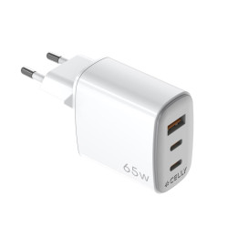 Caricabatterie universale 65W di tipo C e tipo A - Celly