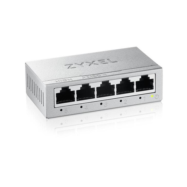 GS-105B v5 - Switch Unmanaged, 5 porte Gigabit Zyxel