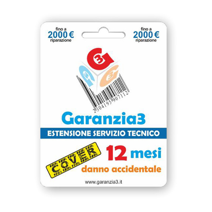 Garanzia COVER 1 anno massimale 2000€ - Garanzia3