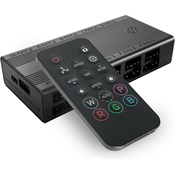 Fan Hub ARGB con controller Mars Gaming