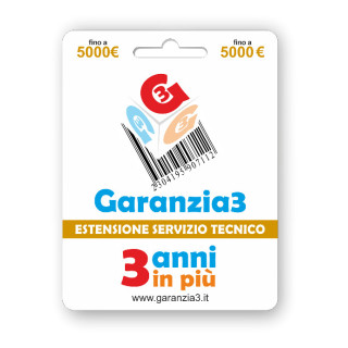 Estensione di garanzia 3 anni aggiuntivi massimale 5000€ - Garanzia3