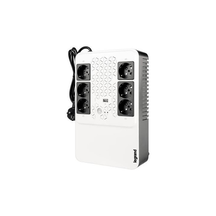 UPS KEOR Multiplug 800 VA con 6 prese Shuko - Legrand