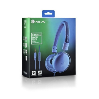 Auricolari con microfono, jack da 3,5 mm, blue, NGS