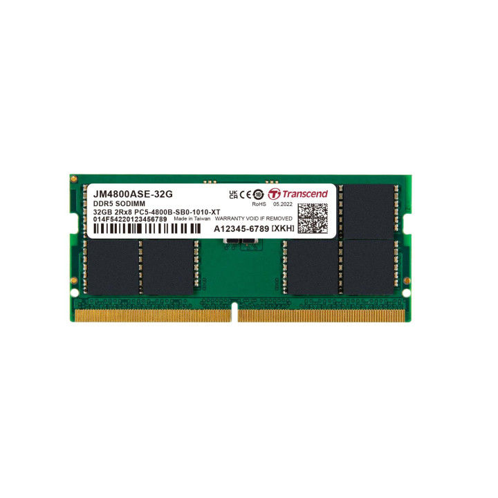 32Gb DDR5 SODIMM 4800Mhz Transcend