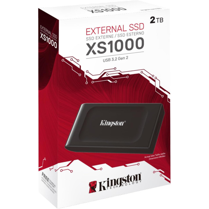 2Tb Hard Disk Esterno USB Kingston