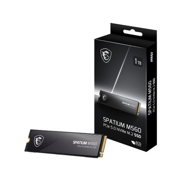 1TB Spatium m560 pcie 5.0 MSI