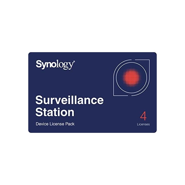 Surveillance Device License Pack (licenza 4 dispositivi) Synology