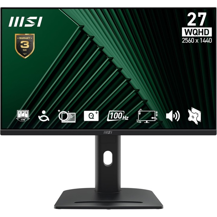 Monitor 27" IPS QHD 2560x1440, multimediale, PRO MP275QPG, MSI2