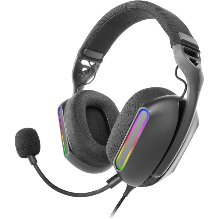 Cuffie Gaming MH-PRO con Microfono, Jack 3,5 mm + USB, Illuminazione ARGB – Mars Gaming
