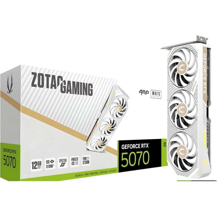 GeForce RTX 5070 AMP 12GB GDDR7 White Edition - Zotac