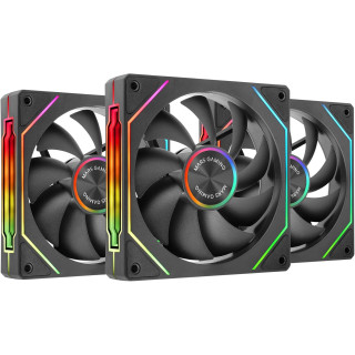 Kit 3 Ventole PWM 12cm, ARGB, Sistema modulare magnetico, Mars Gaming