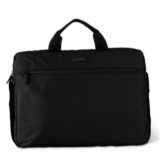 Borsa notebook 15.6 con tasca, nero - Nilox