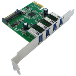 Scheda PCIe 4 Porte USB 3.0